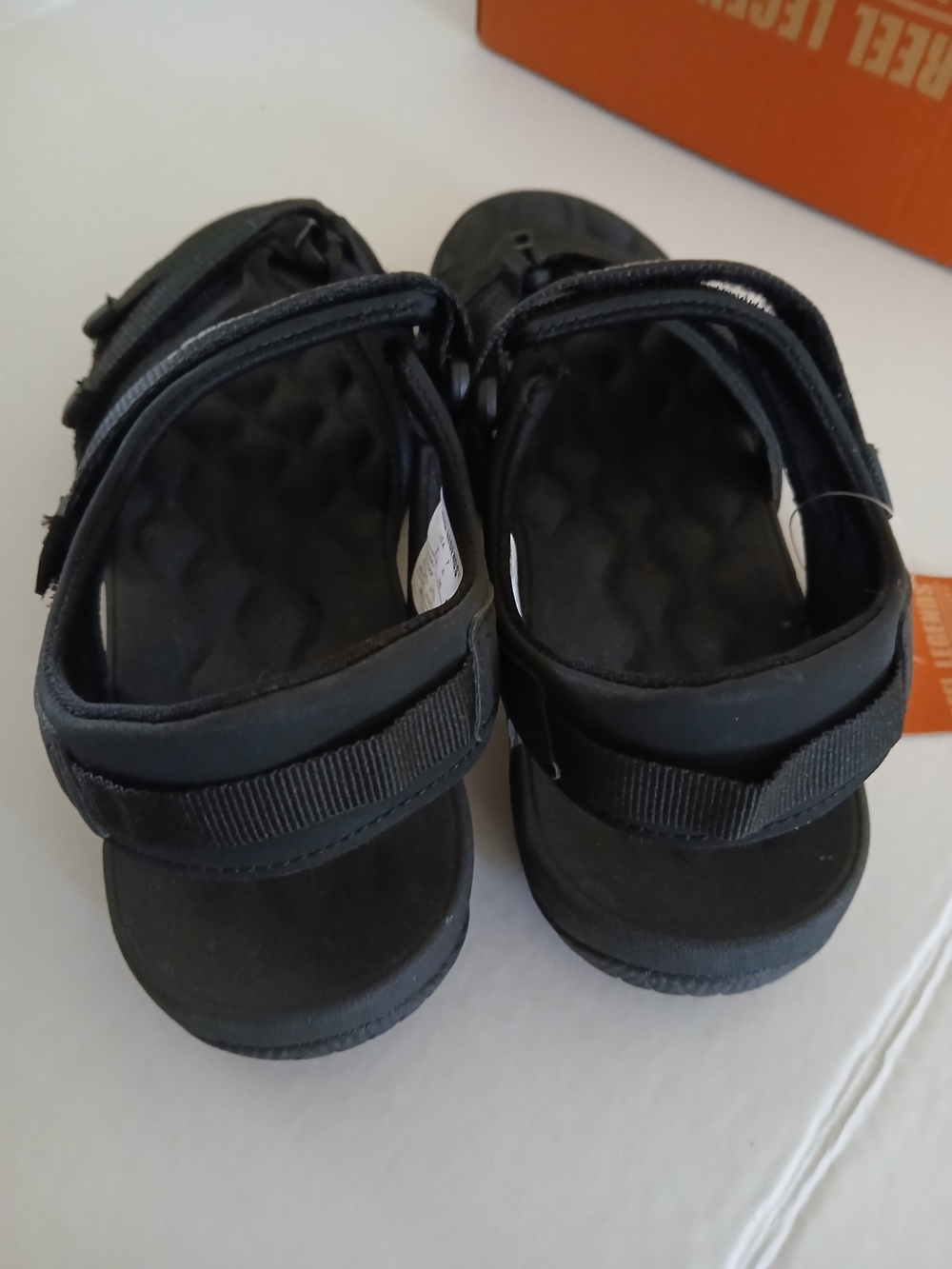Reel Legends Black Multi-Strap Outdoor Sandals Women's Size 7 New $30 - Picture 5 of 12
